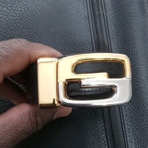 Vintage Gucci Parfums Black Belt